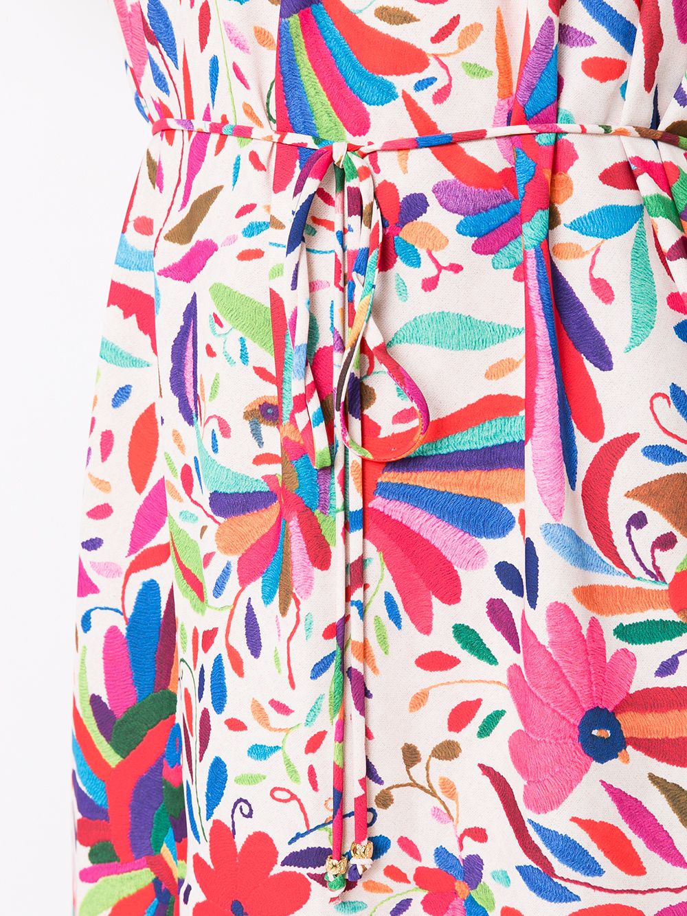 Shop Olympiah Floral-print Halterneck Mini Dress In Multicolour