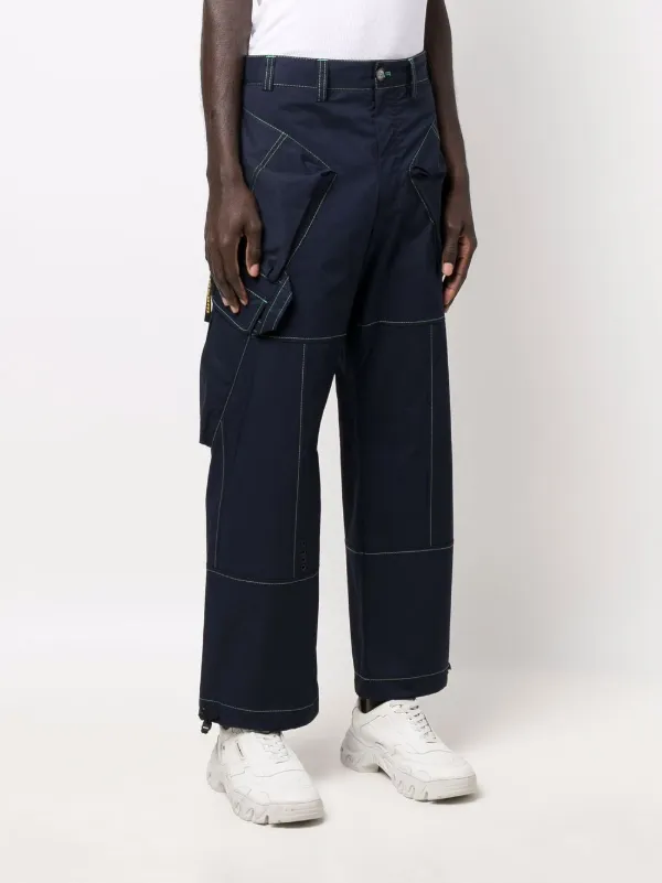 MSGM contrast-stitch Cargo Pants - Farfetch