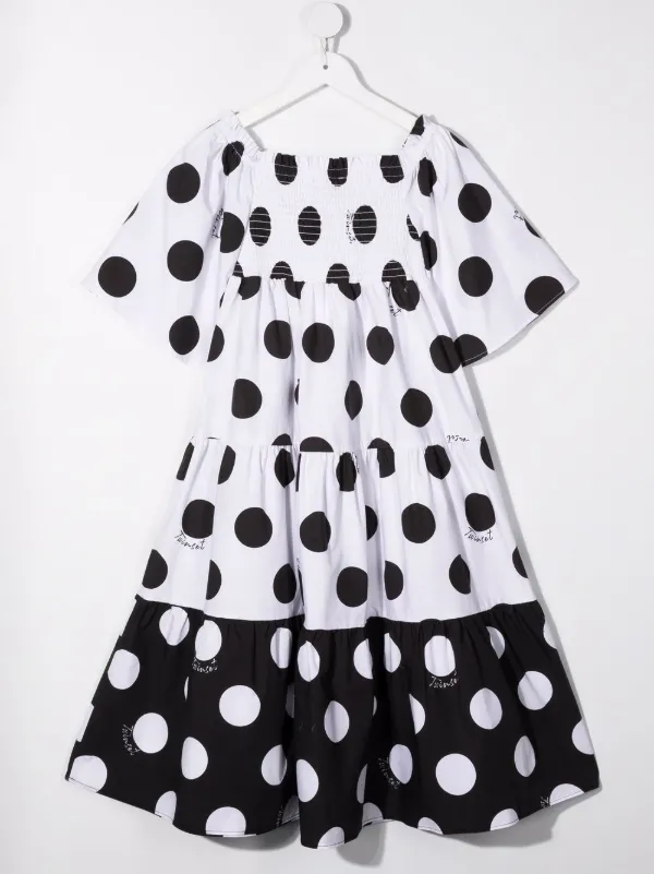 TWINSET Kids polka-dot Shift Dress 