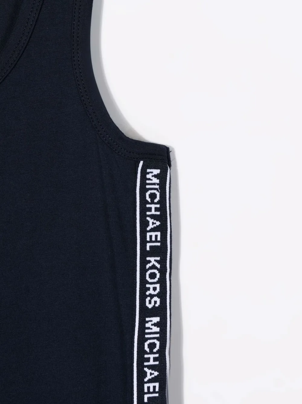 Side Logo-Print Dress