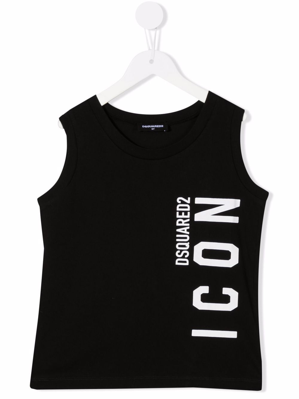 

Dsquared2 Kids Icon logo-print tank top - Black