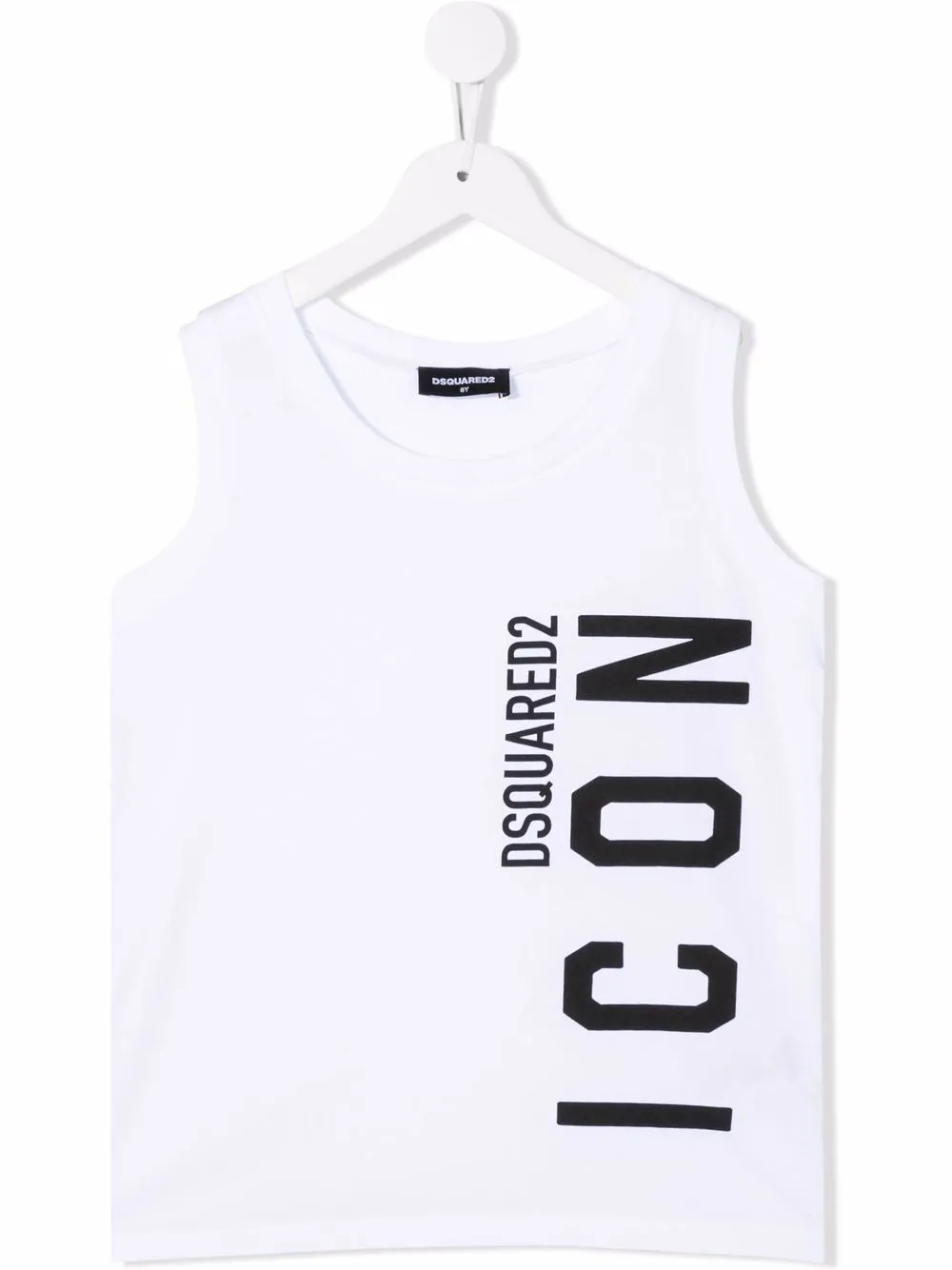 

Dsquared2 Kids playera con logo estampado - Blanco