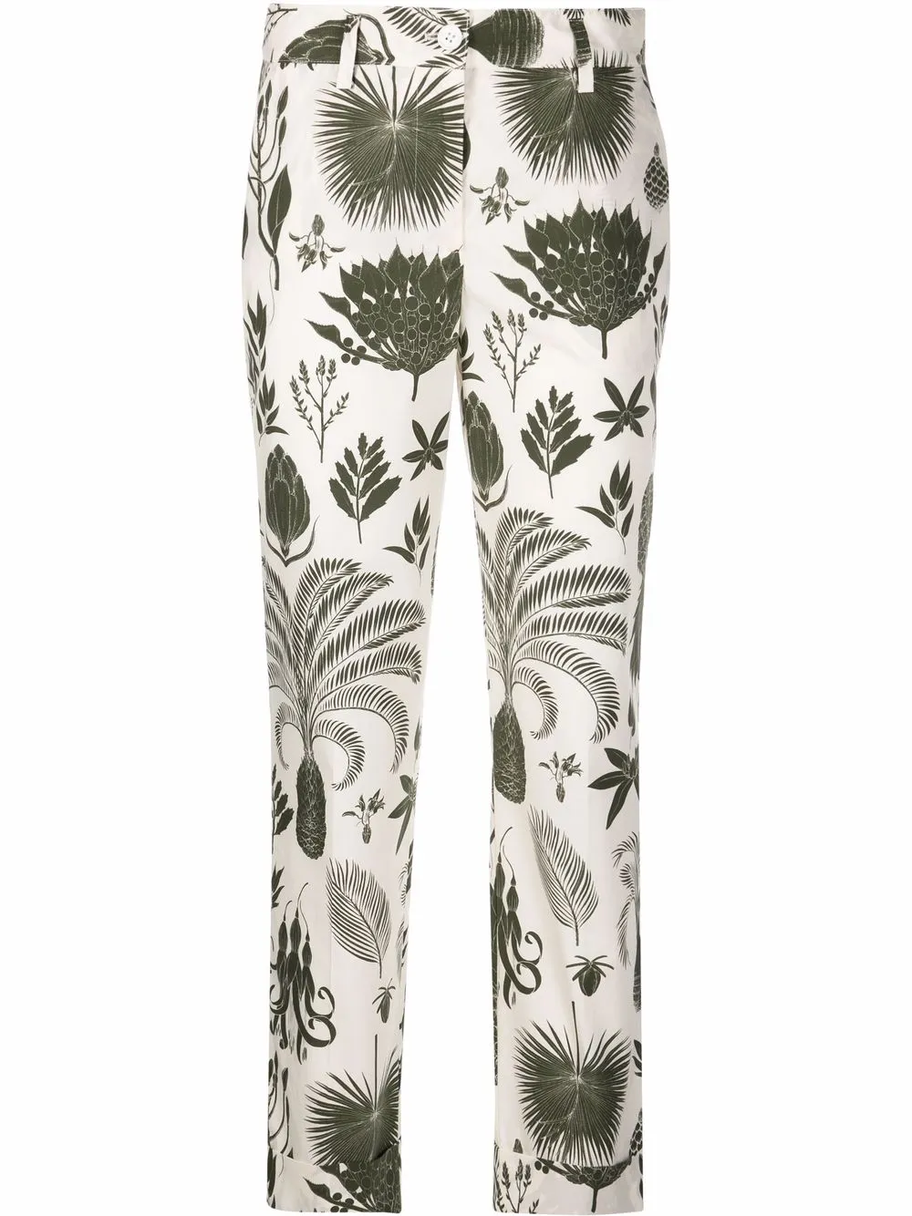 

P.A.R.O.S.H. graphic-print trousers - Neutrals