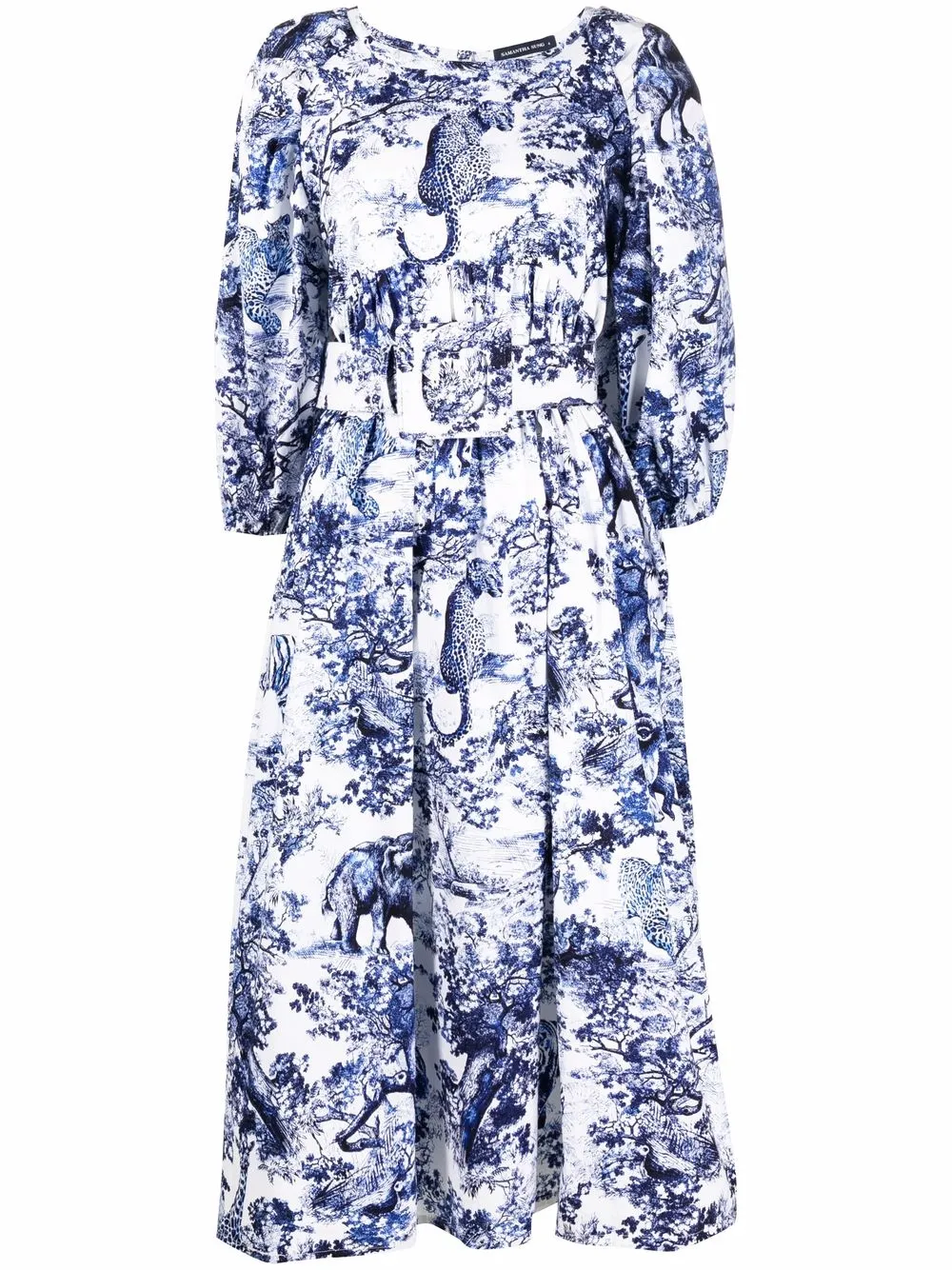 

Samantha Sung vestido Lena estampado - Azul