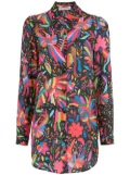 Olympiah Mexico graphic-print shirt - Black