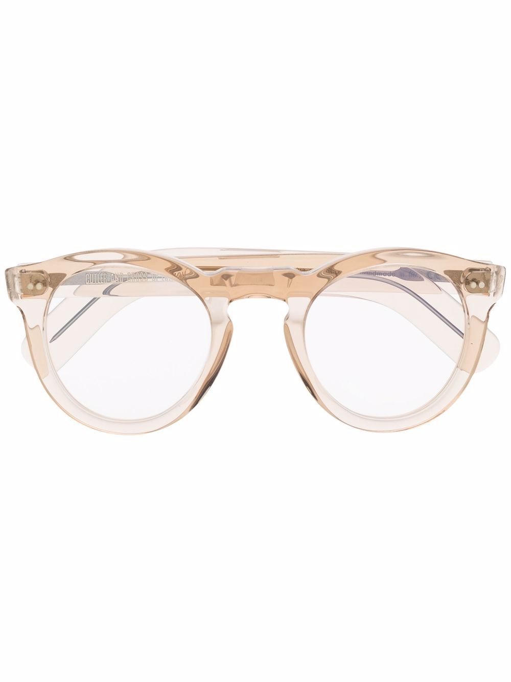 

Cutler & Gross lentes con armazón redonda transparente - Neutro