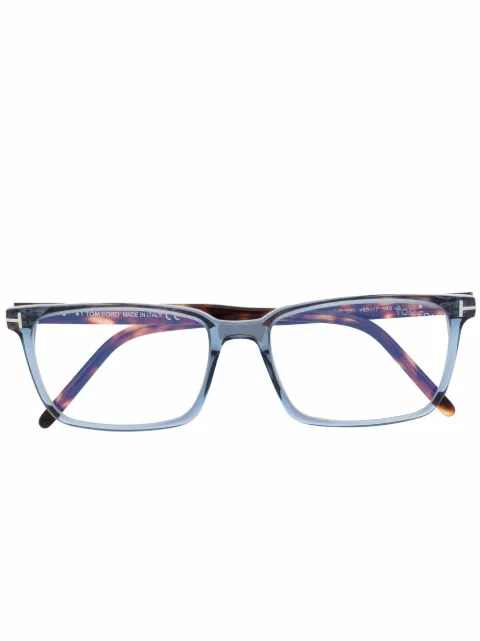 TOM FORD Eyewear tortoiseshell-effect square glasses