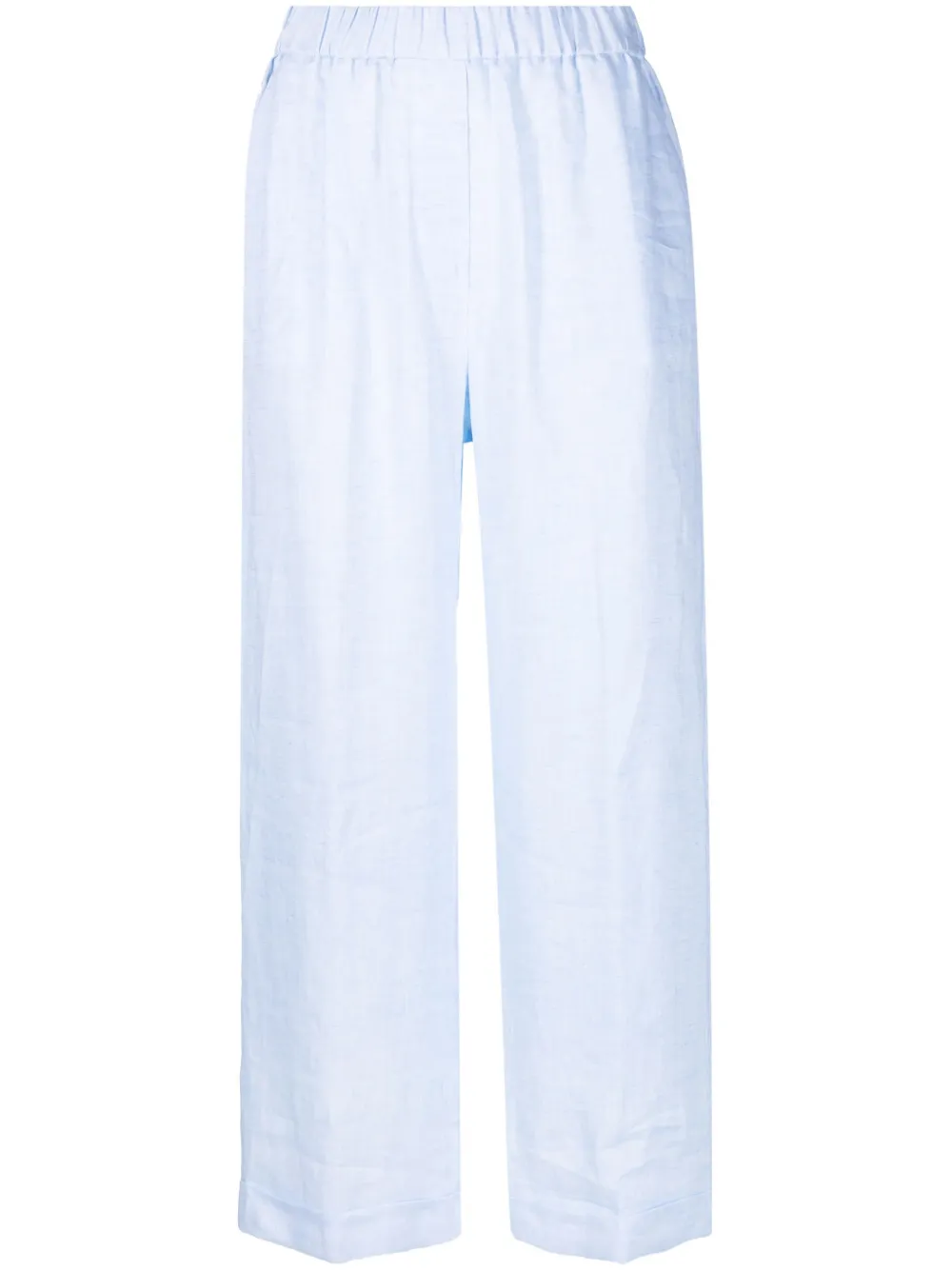 

Peserico high-waisted cropped trousers - Blue