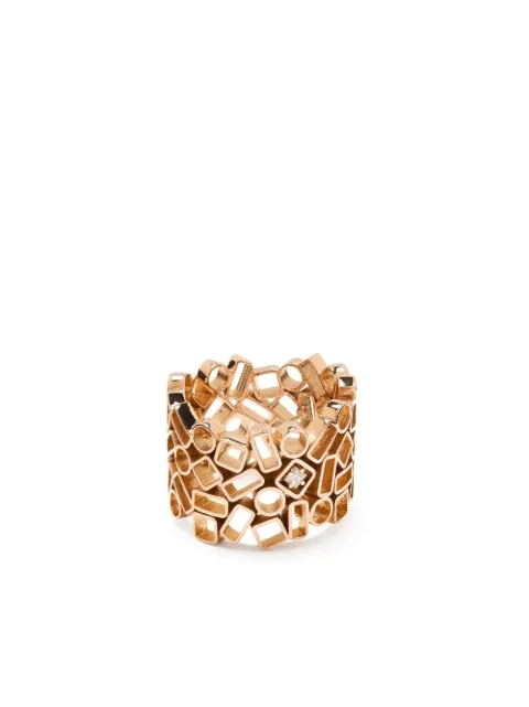 Suzanne Kalan 18kt Rotgoldring mit Diamanten