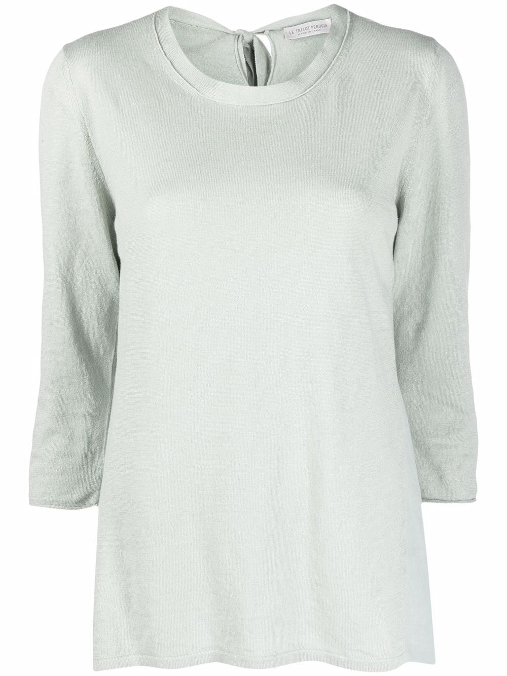 round neck long-sleeved T-shirt