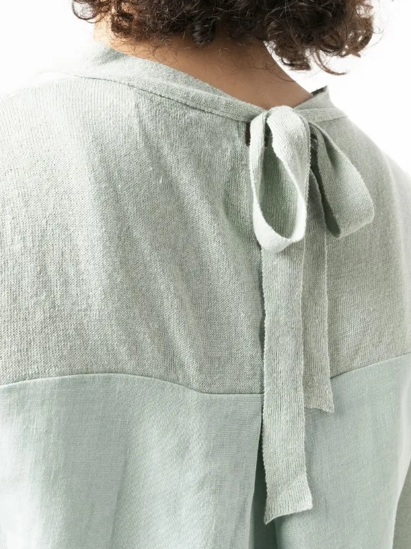Le Tricot Perugia Round Neck long-sleeved T-shirt | Green