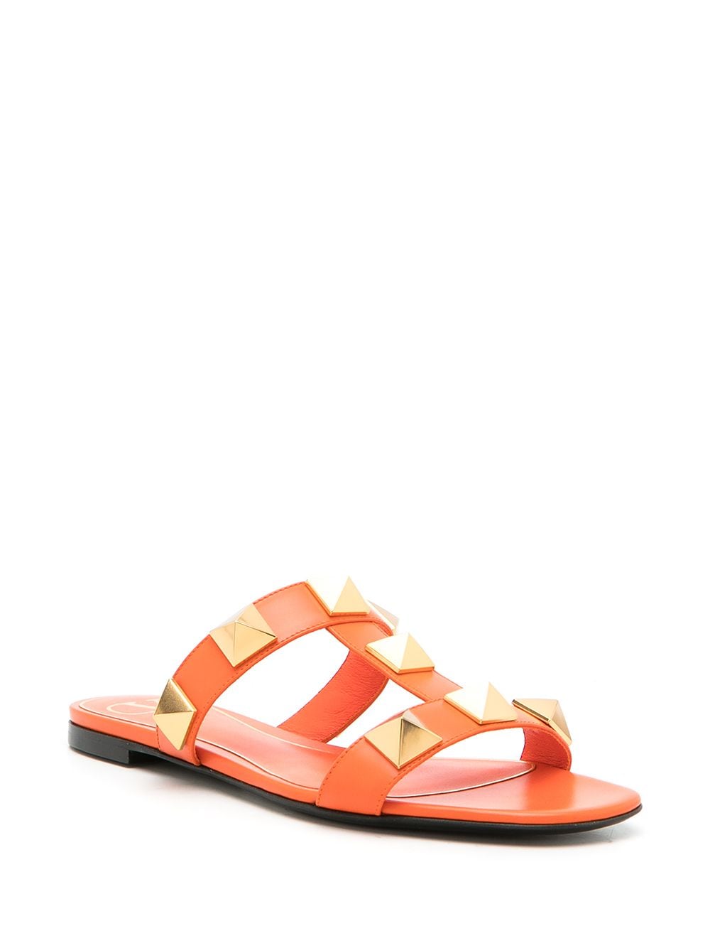 Valentino Garavani Roman Stud slippers - Oranje