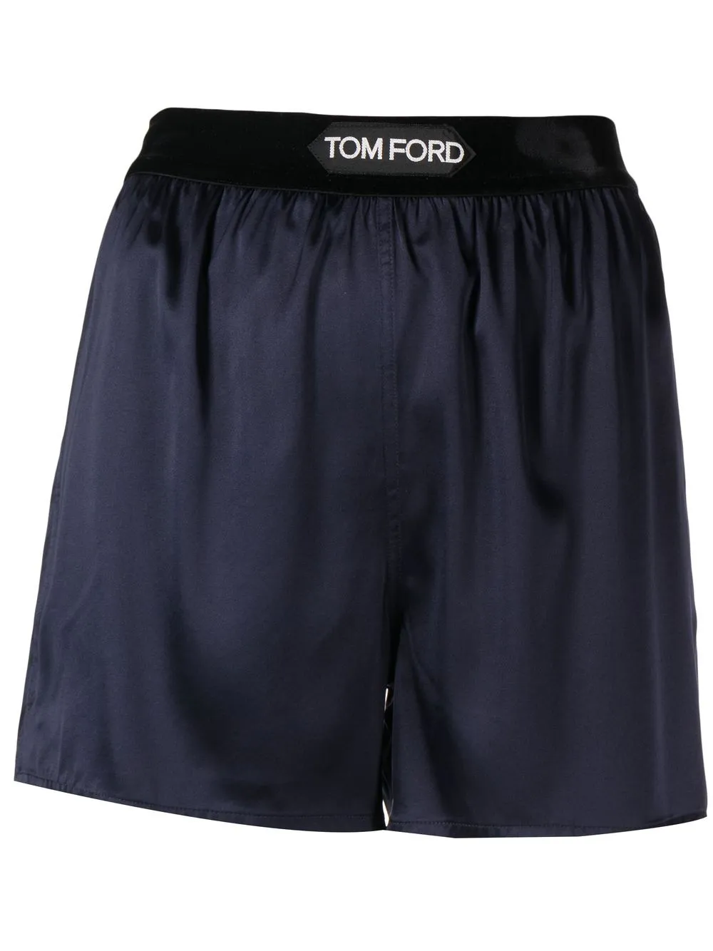 

TOM FORD shorts con logo en la pretina - Azul