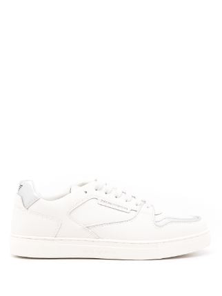 Emporio Armani contrast-trim low-top Sneakers - Farfetch