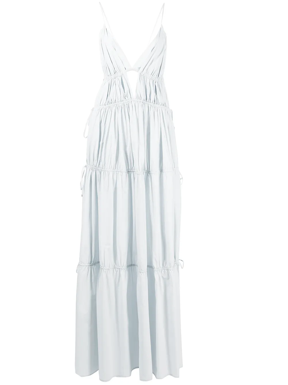 

Jonathan Simkhai smocked sleeveless maxi dress - Blue