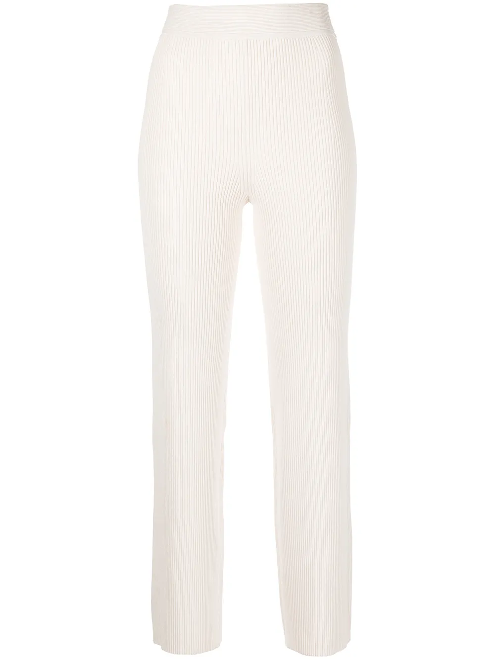 

Jonathan Simkhai pantalones de canalé slim - Blanco