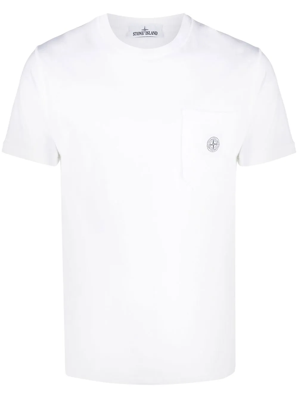 

Stone Island playera con parche Compass - Blanco