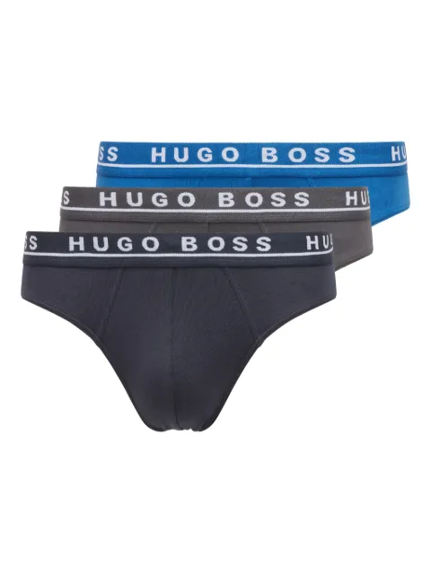 BOSS logo-waistband briefs (pack of three)