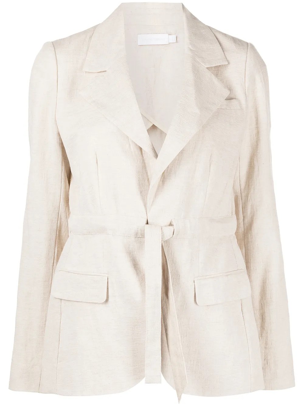 

Jonathan Simkhai drawstring-waist blazer - Grey