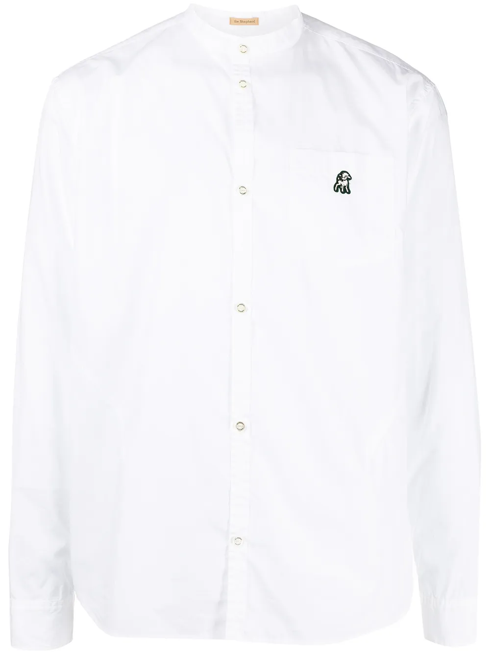 

Undercover camisa fruncida con detalle de parche - Blanco