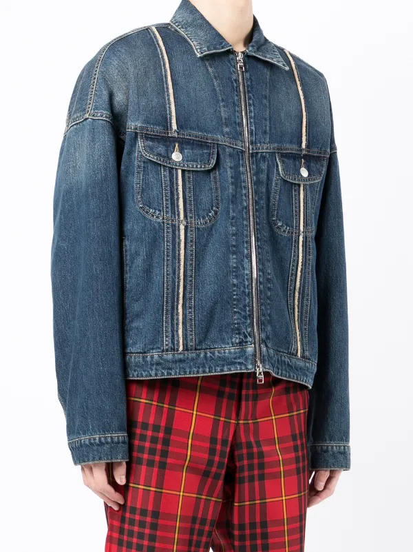 Alexander McQueen zip-through Denim 