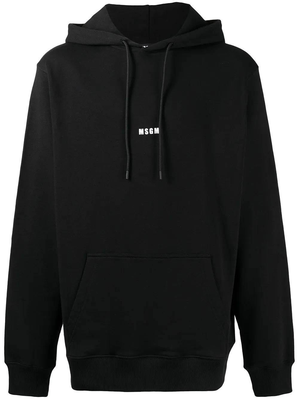 

MSGM hoodie con logo estampado - Negro