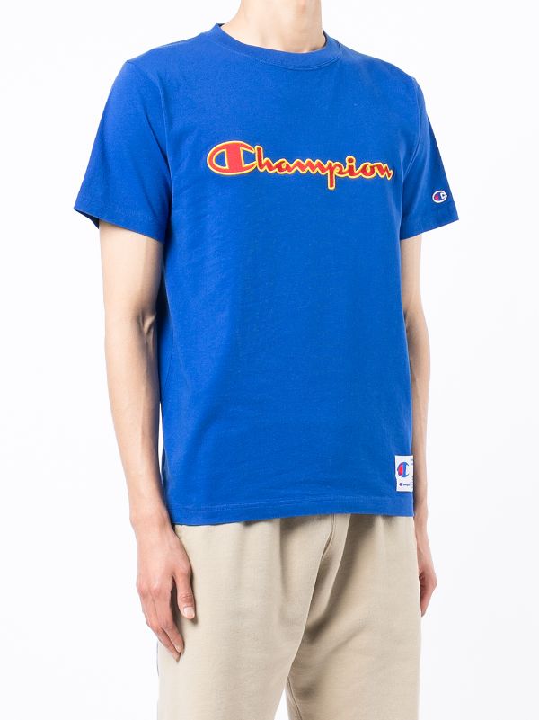 Champion embroidered t outlet shirt