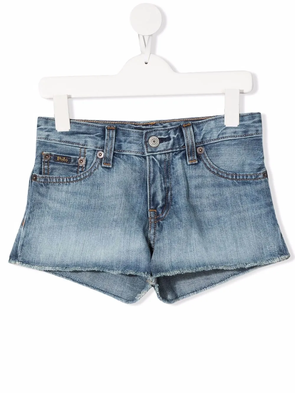 

Ralph Lauren Kids washed denim shorts - Blue