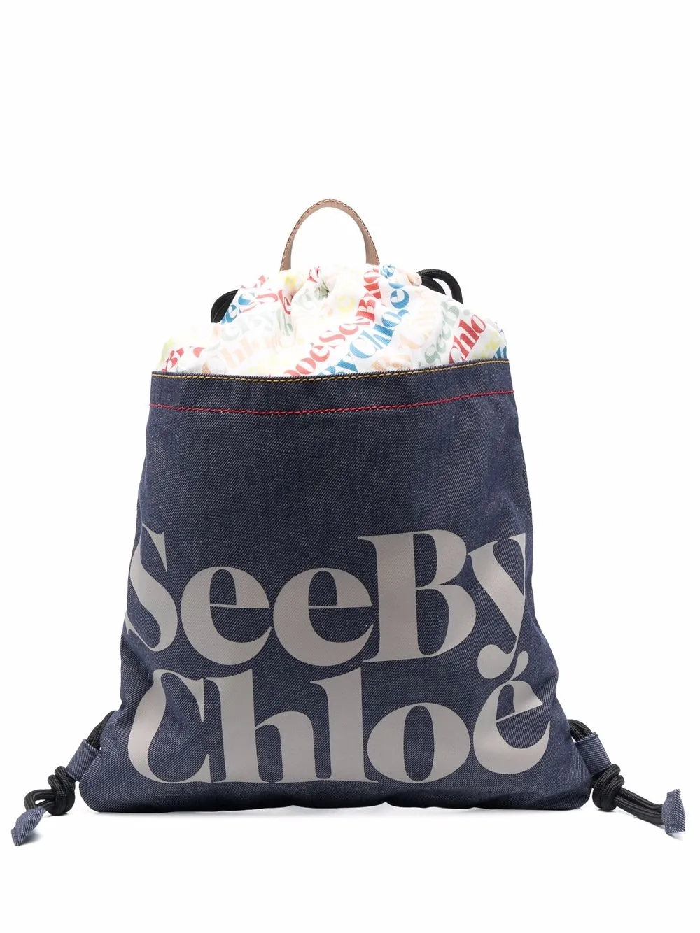 

See by Chloé bolsa para el gimnasio de mezclilla Essential - Azul