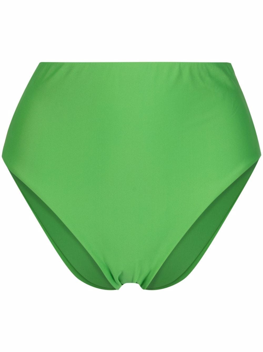 nanushka bas de bikini à taille haute - vert