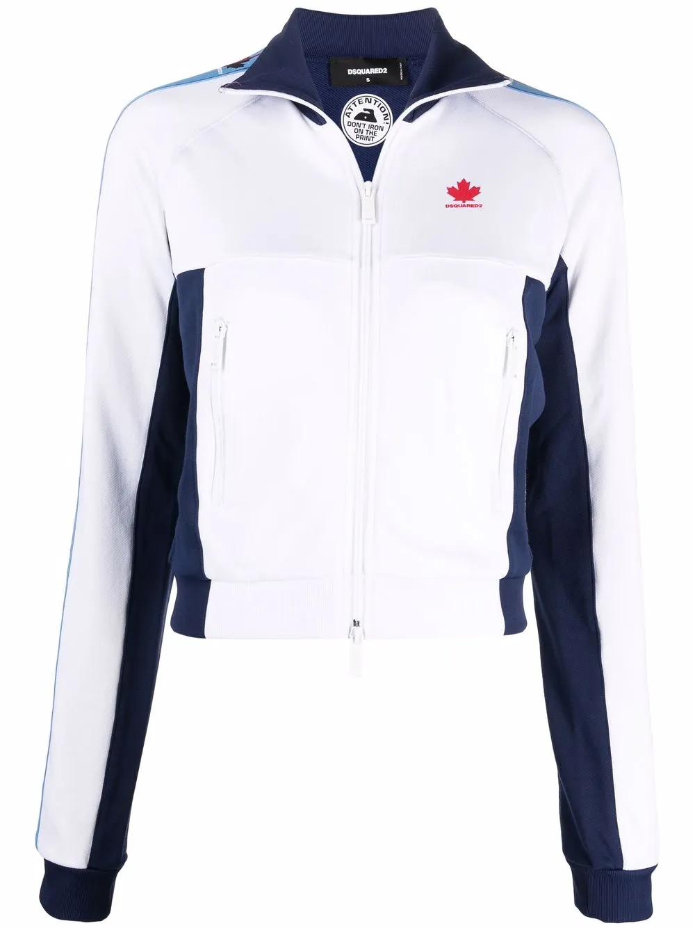 

Dsquared2 chamarra deportiva con cierre - Blanco