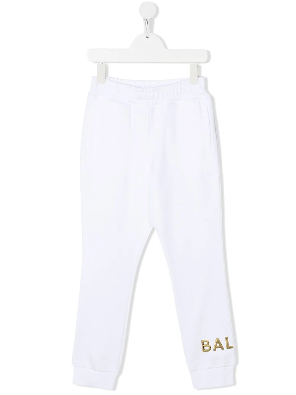 

Balmain Kids logo-print track pants - White