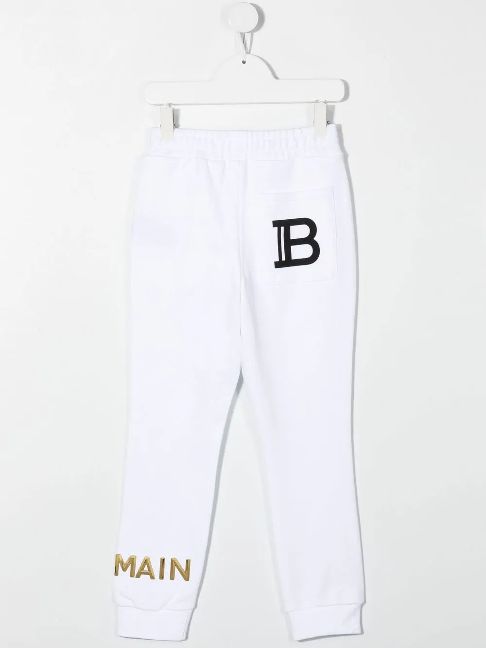 Balmain Kids Trainingsbroek met logoprint - Wit