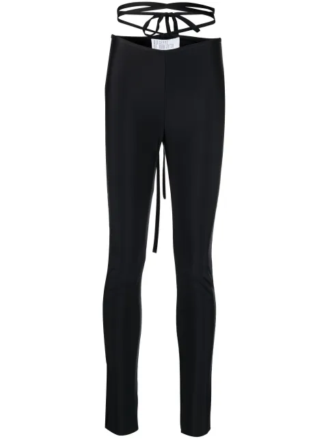 Giuseppe Di Morabito crossover-strap high-waisted leggings
