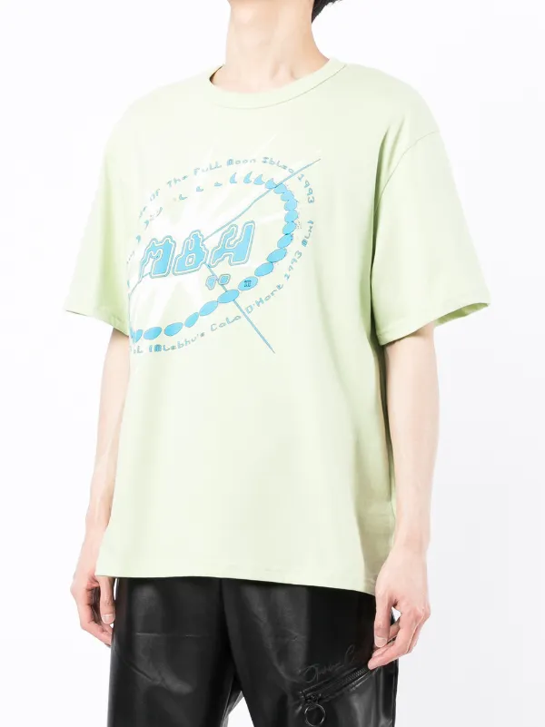 MISBHV Ibiza graphic print T shirt Green FARFETCH PL