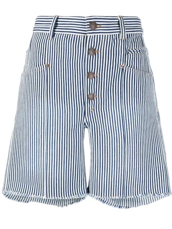 Isabel Marant Striped high-waisted 