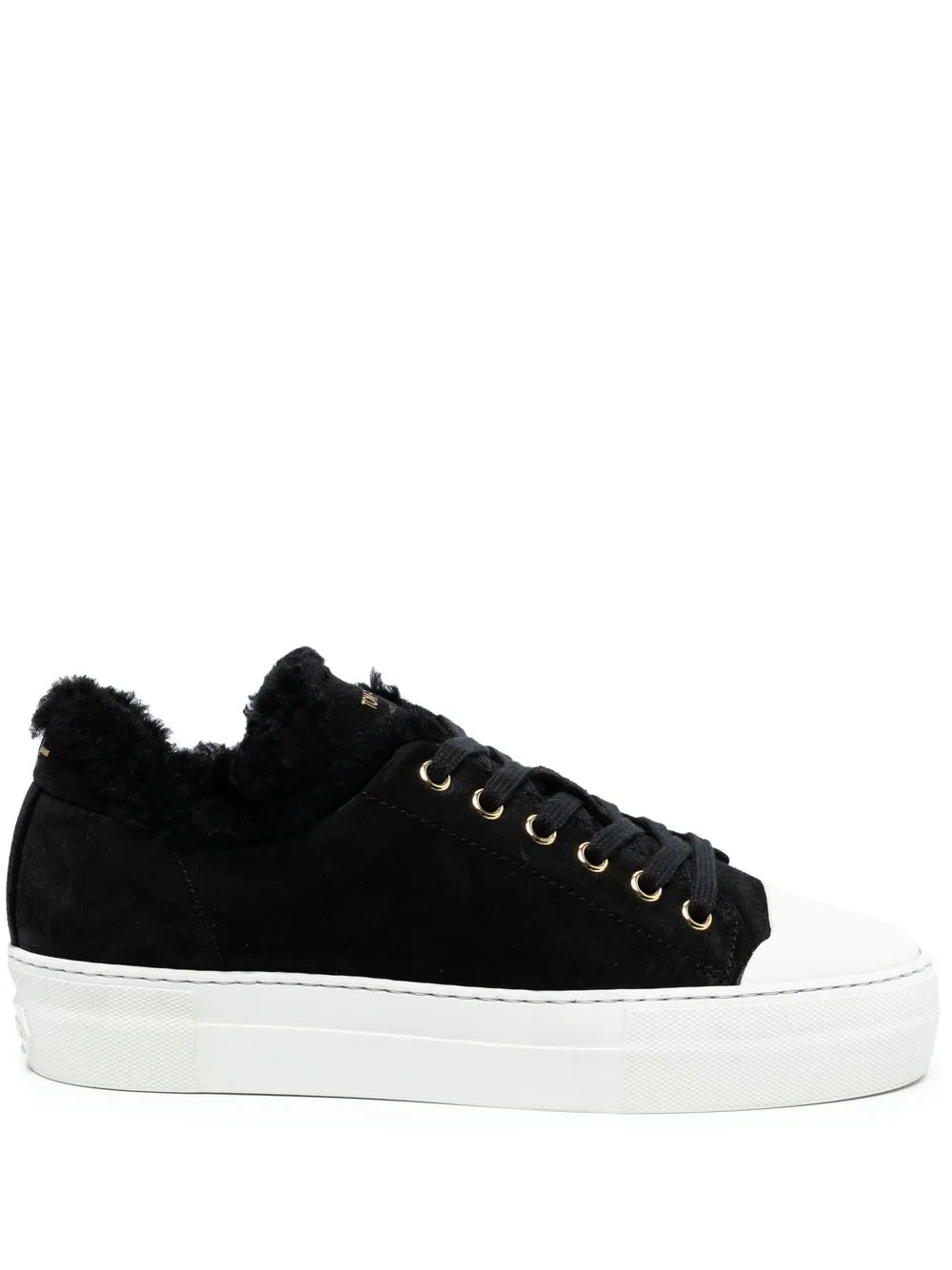 

TOM FORD tenis con puntera en contraste - Negro