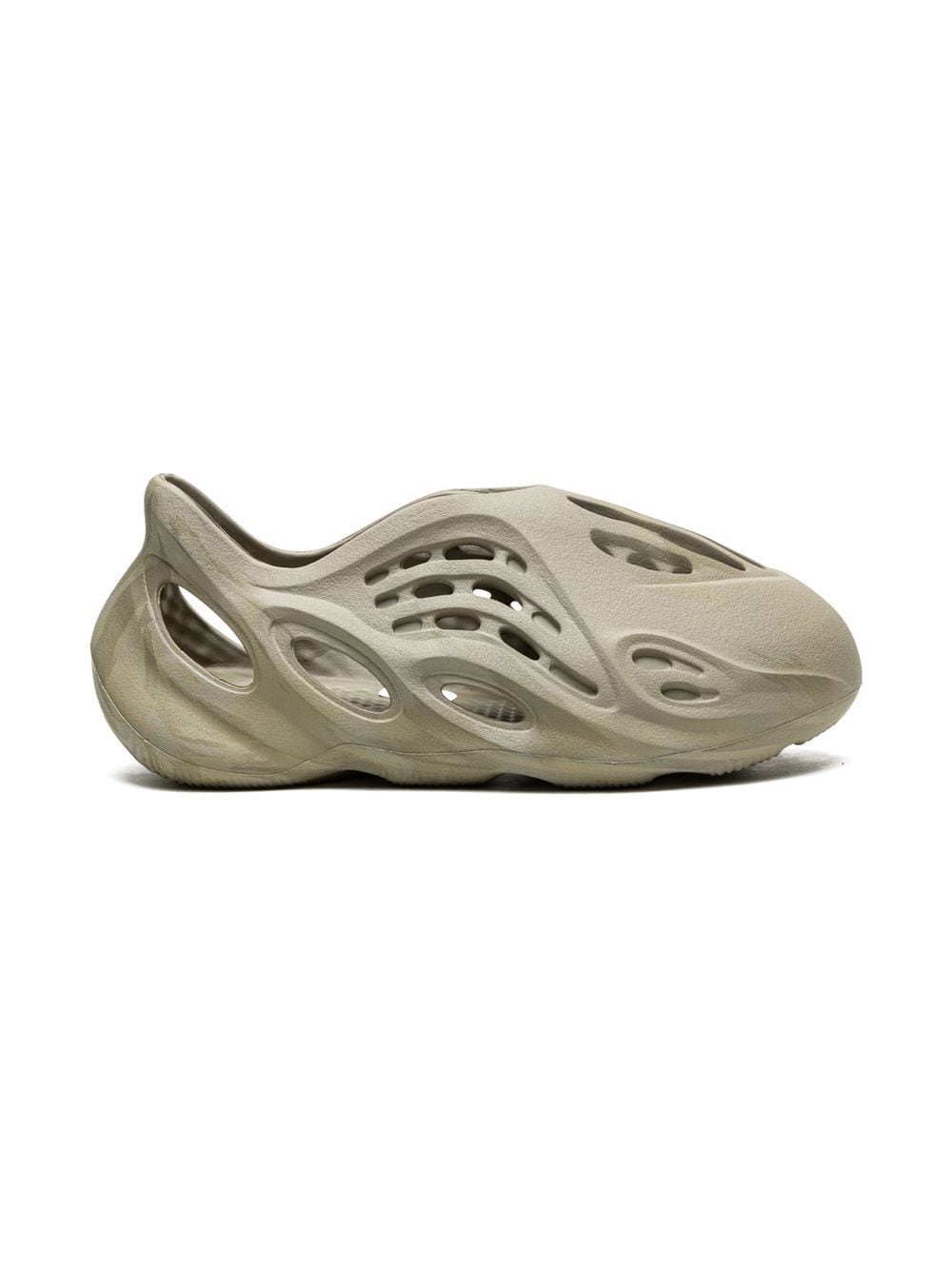 Shop Adidas Originals Yeezy Foam Runner "stone Sage" Sneakers In Neutrals