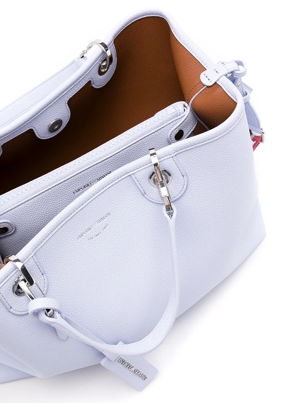 emporio armani 卵石纹理logo肩带托特包 图 5