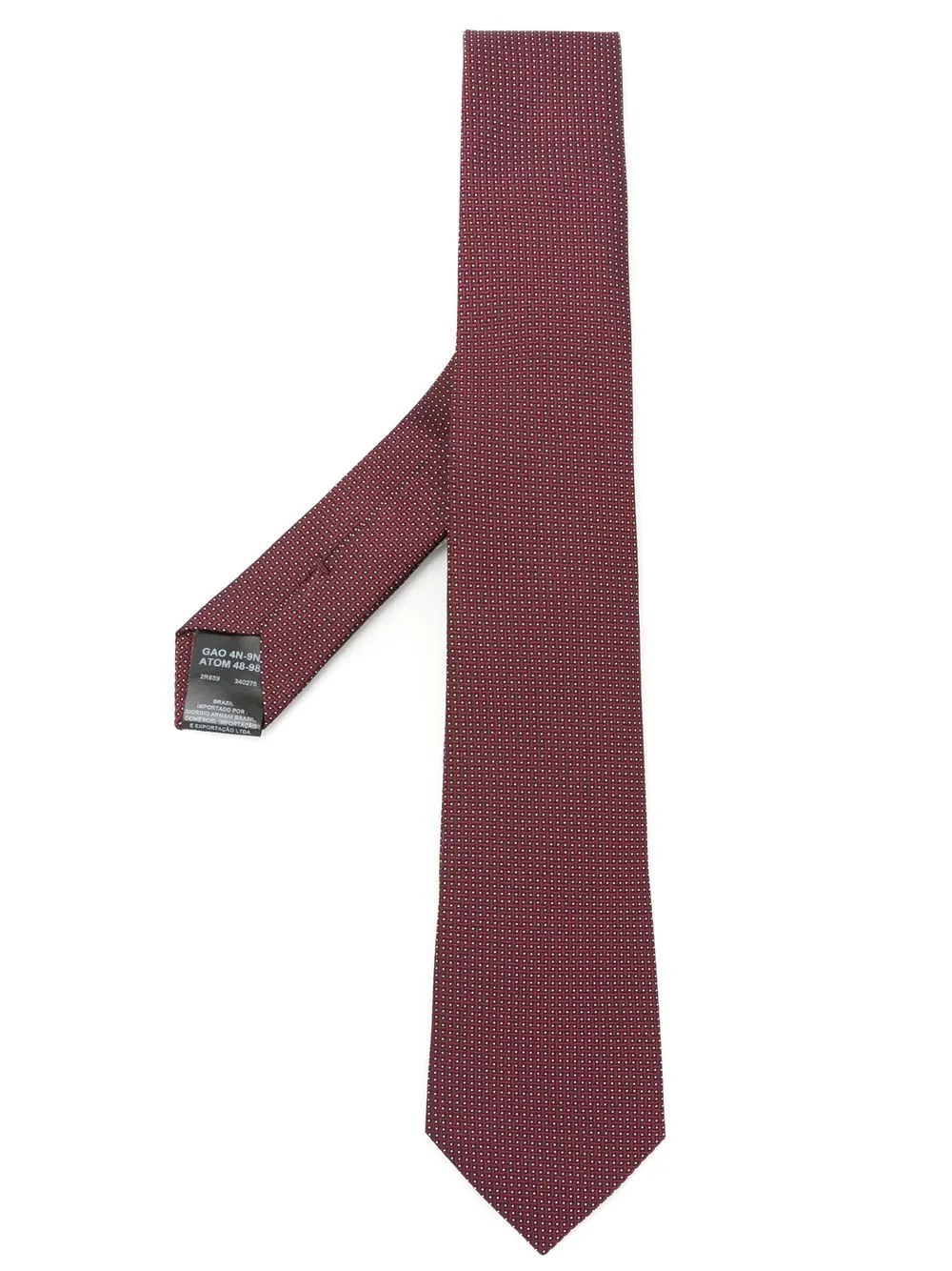 Emporio Armani Zijden stropdas Rood