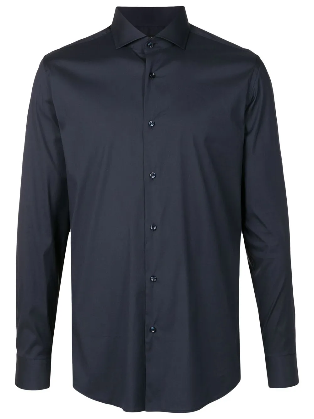 

BOSS slim-cut long-sleeved shirt - Blue