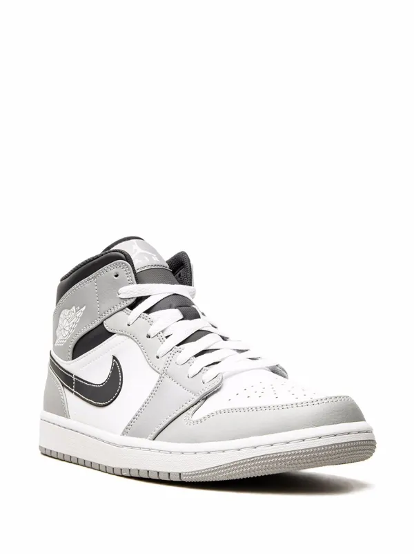 AIR JORDAN 1 MID LIGHT SMOKE GREY 26.5cm