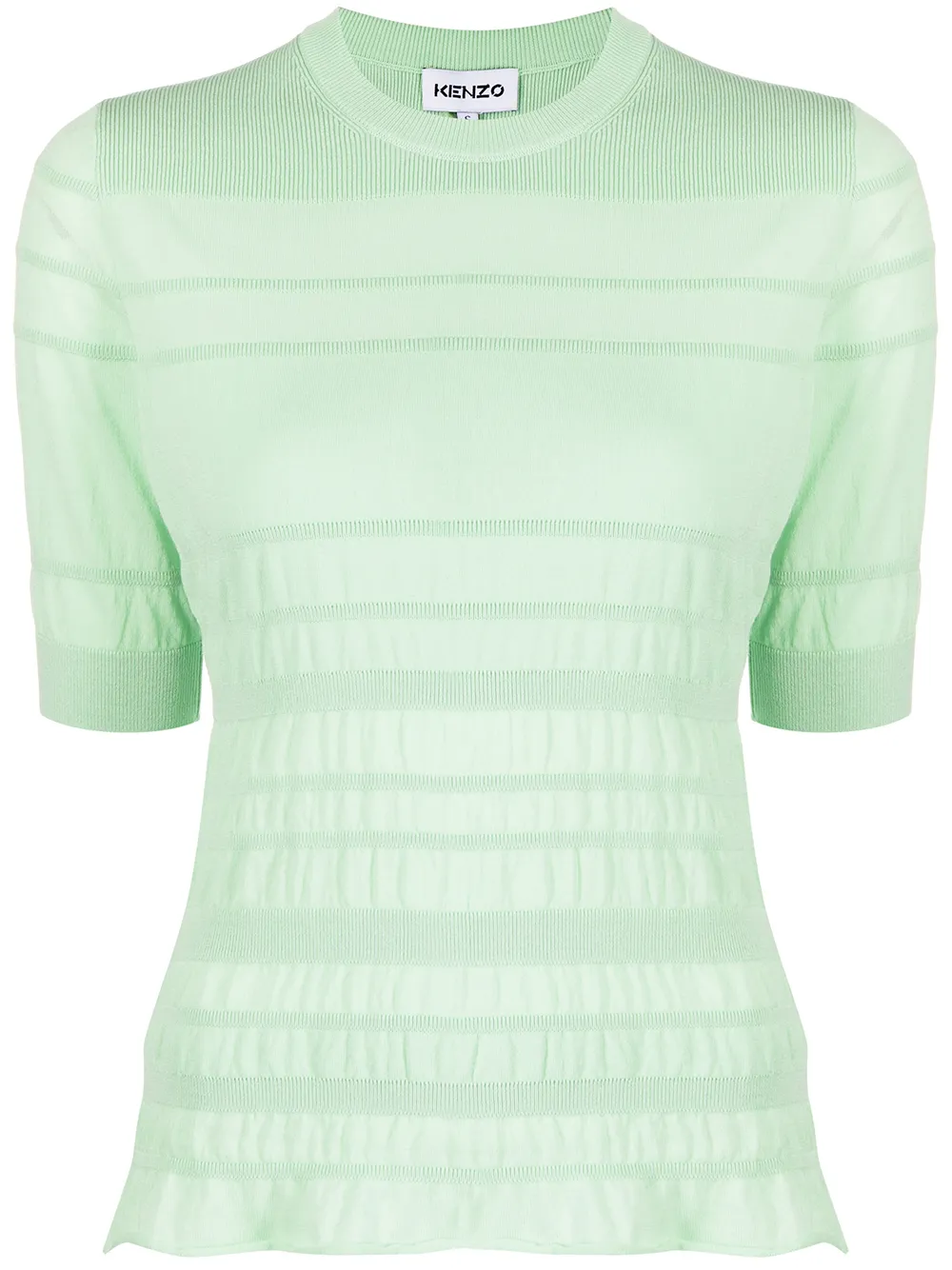 

Kenzo top fruncido - Verde