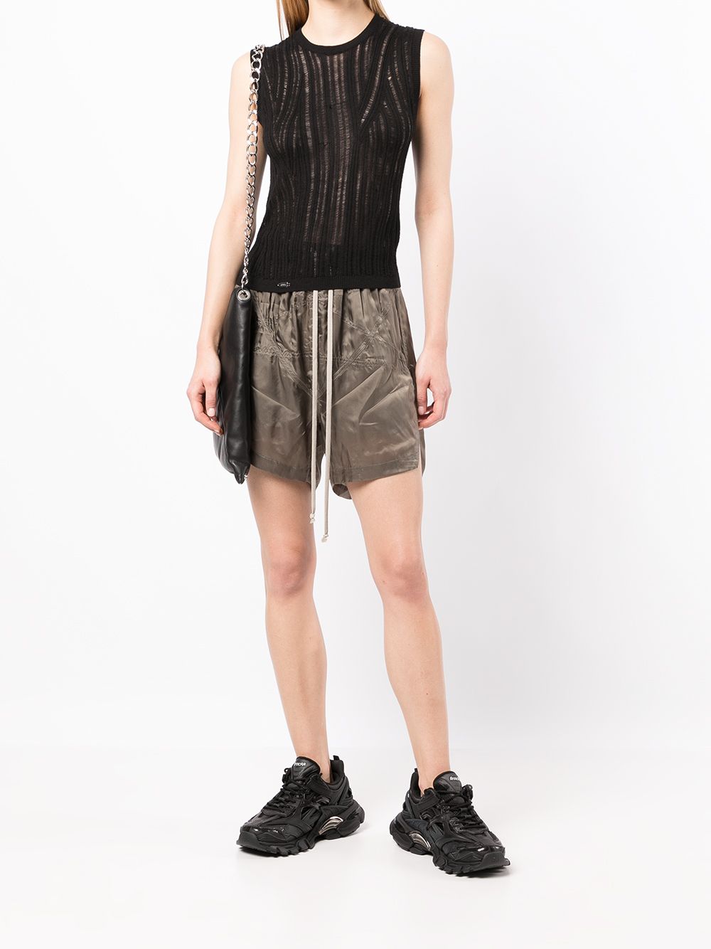 Rick Owens Shorts met trekkoord - Bruin