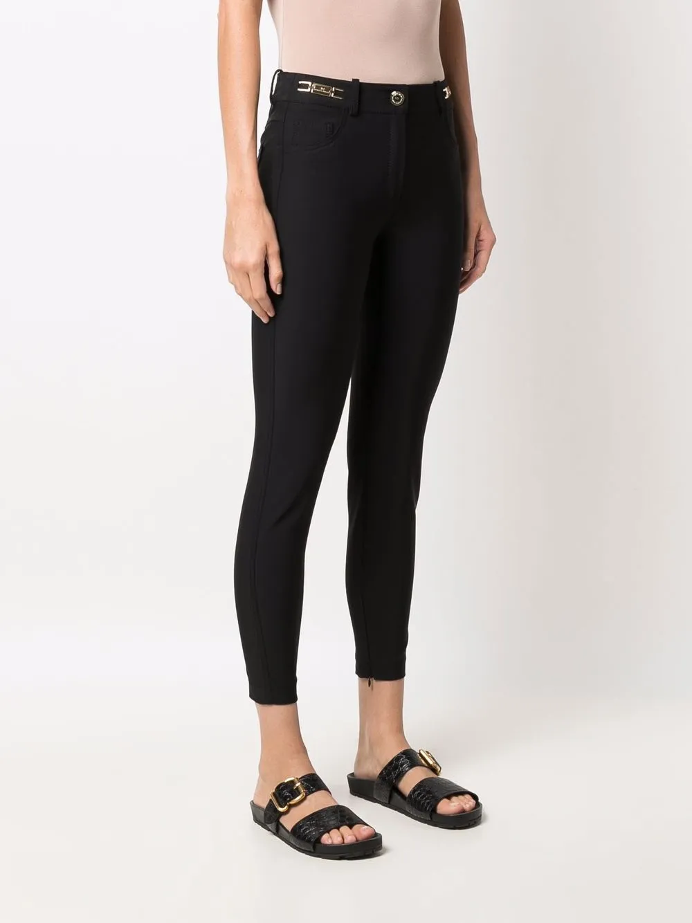  Elisabetta Franchi Skinny Hose   Schwarz 
