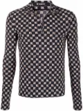 MISBHV Monogram zip-up jersey - Black