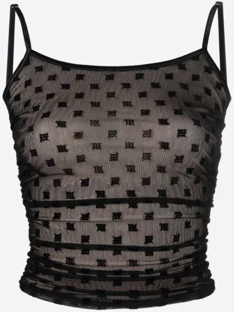 MISBHV logo-print vest top