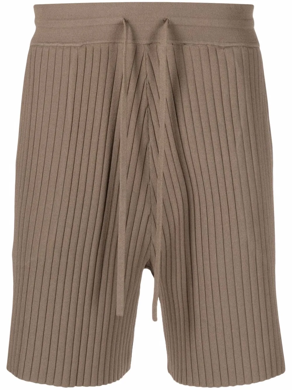 

Nanushka ribbed drawstring shorts - Brown
