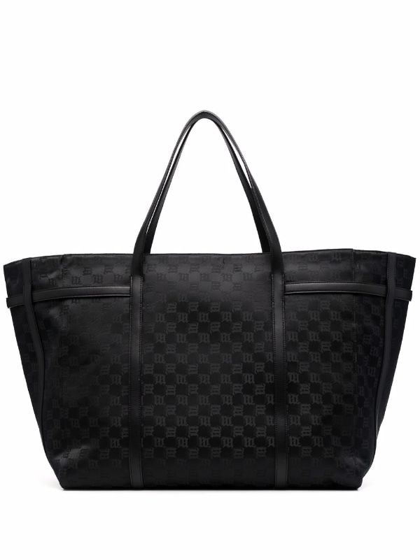 MISBHV jacquard-monogram Tote Bag - Farfetch