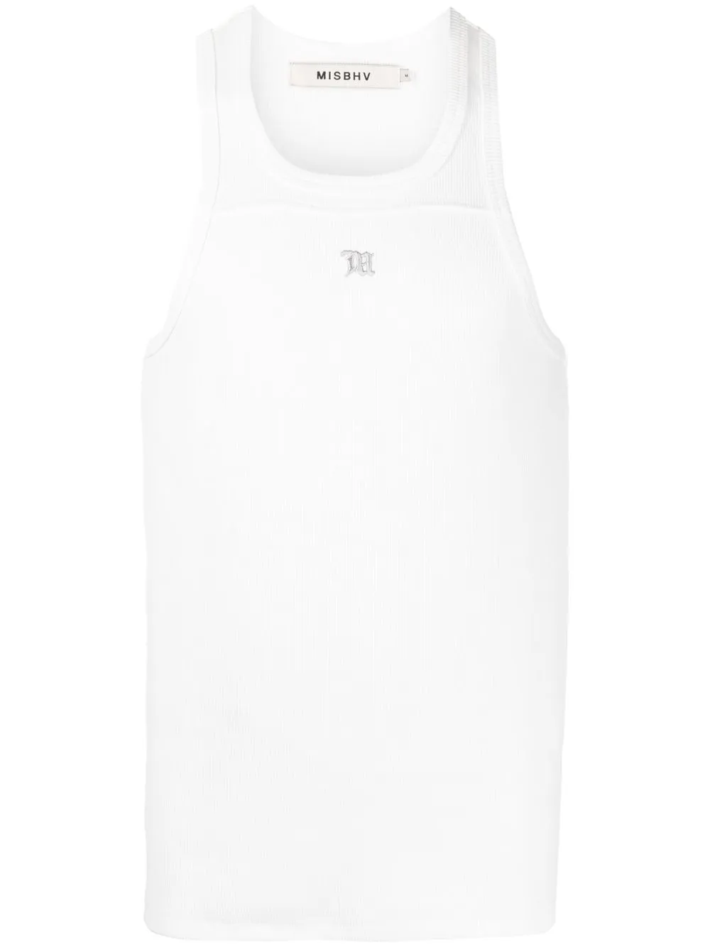 

MISBHV The M cotton tank top - White